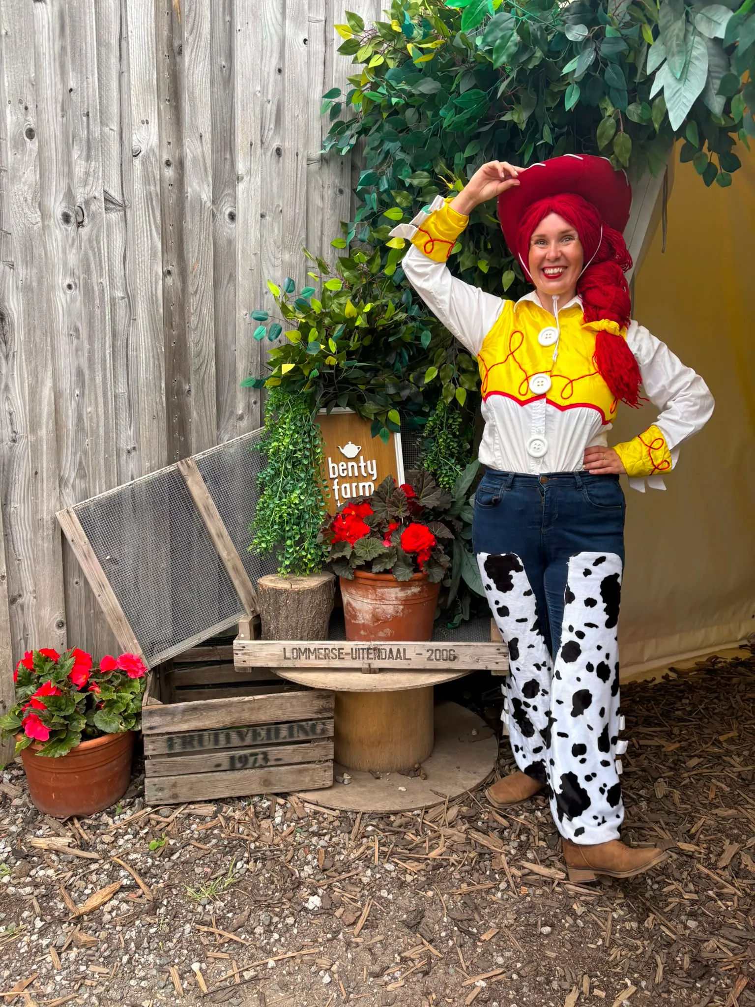 The Cow Girl, children's party character