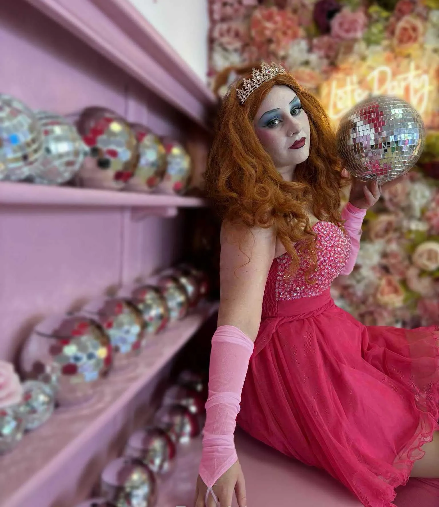The Neon Pop Diva, children's party character